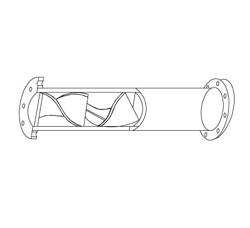 內(nèi)蒙古LSK型漿氯靜態(tài)混合器